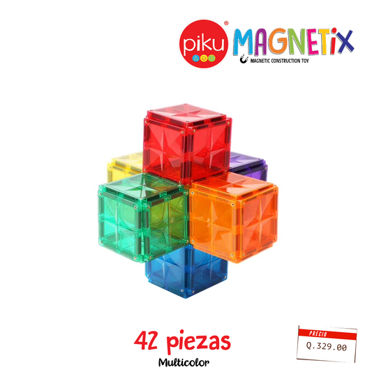 PiKU MAGNÉTiX 42 piezas Multicolor