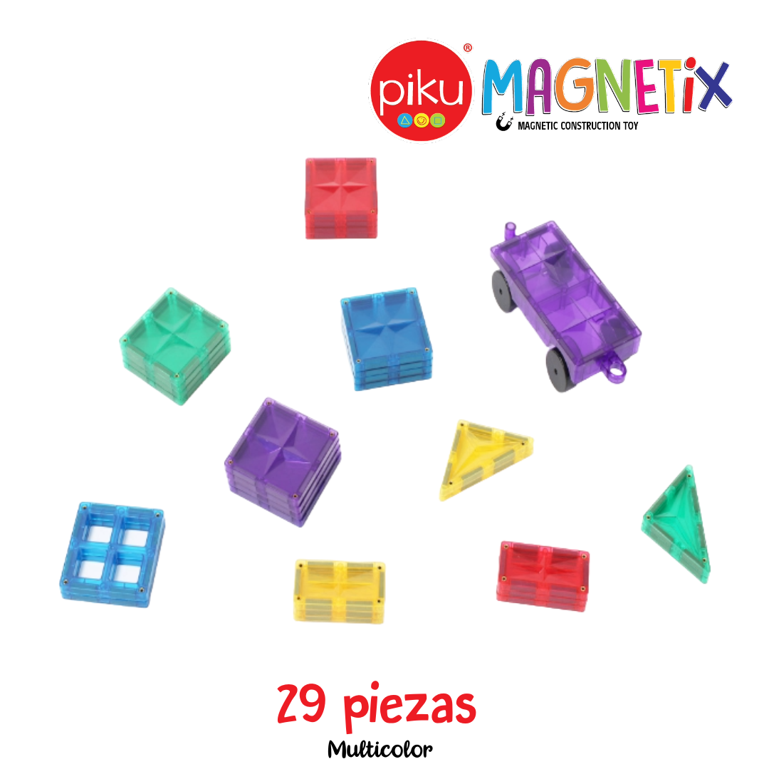 PiKU MAGNÉTiX 29 piezas Multicolor