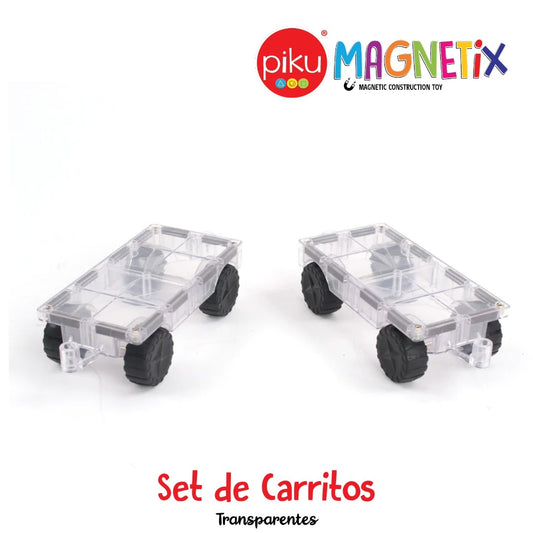 PIKU MAGNÉTIX SET BASES CON RUEDAS