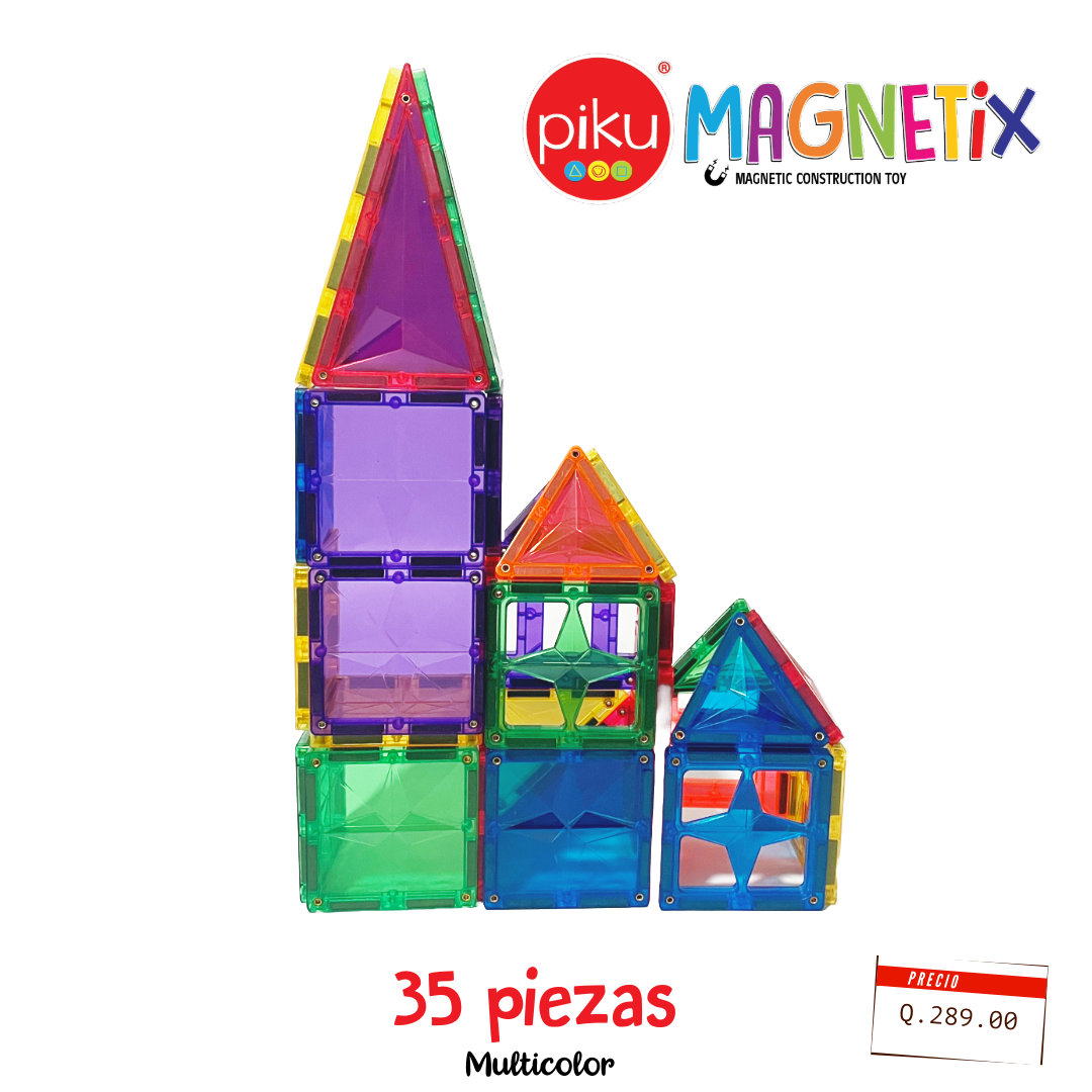 PiKU MAGNÉTiX 35 piezas Multicolor