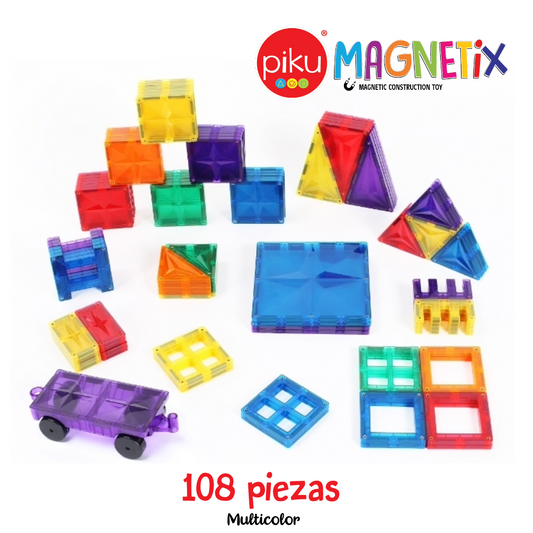 PiKU MAGNÉTiX 108 piezas Multicolor
