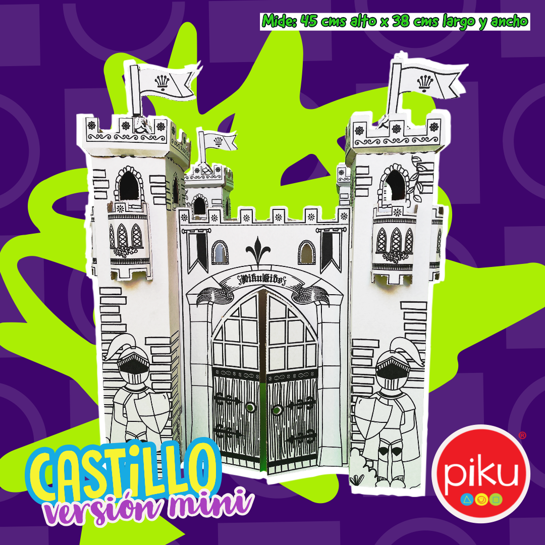 Castillo pequeño para pintar y jugar