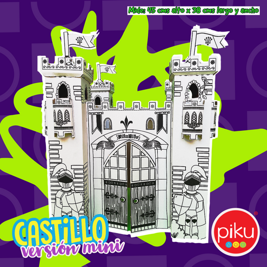Castillo pequeño para pintar y jugar